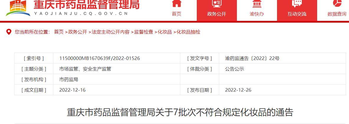 2021新化妝品抽檢處罰(2021年化妝品處罰條例46條)