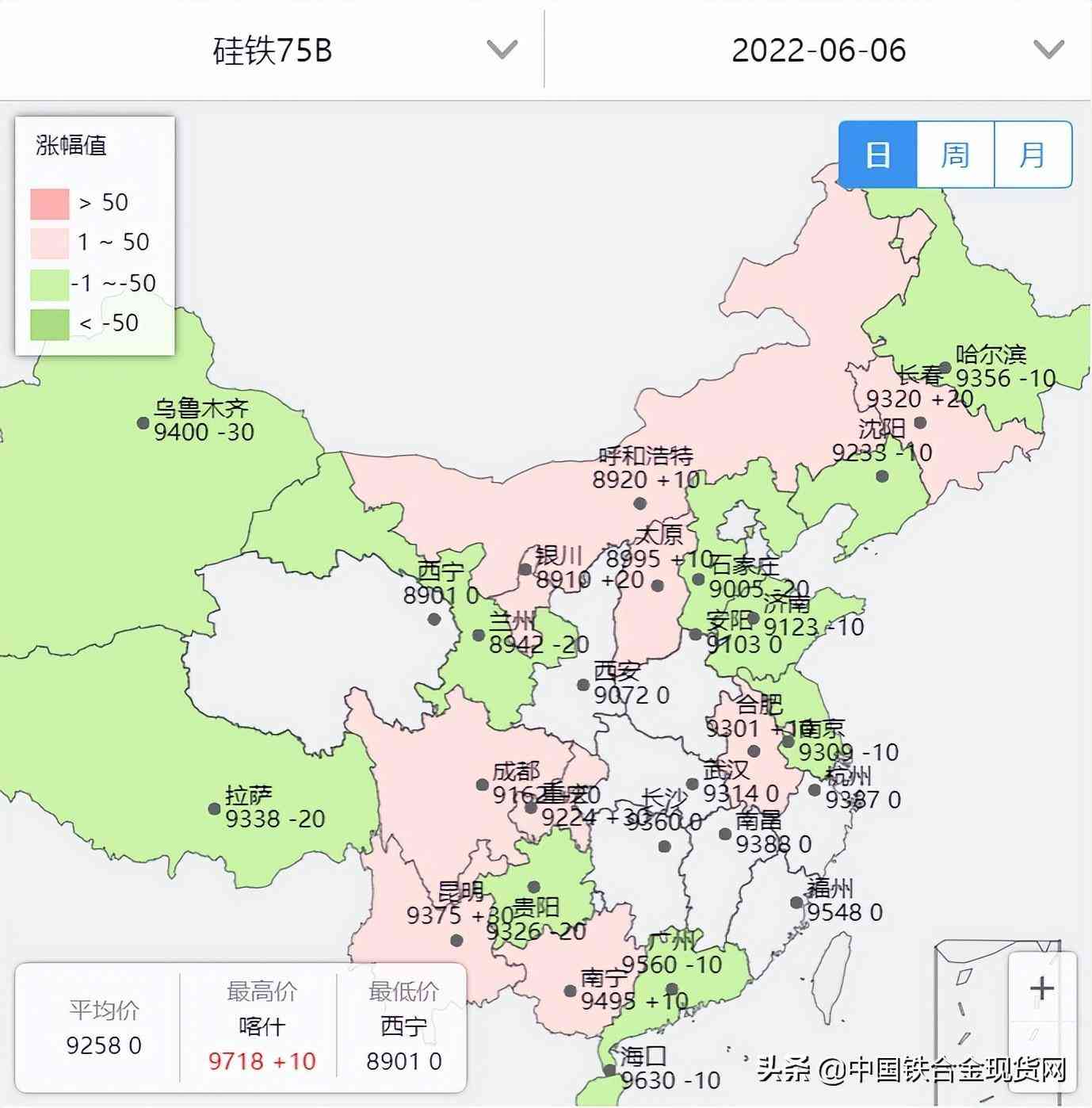 金屬硅鐵合金價(jià)格今日(金屬硅鐵合金價(jià)格今日行情)