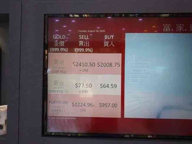 華人黃金價(jià)格今日走勢(shì)(黃金價(jià)格今日行情人民幣)