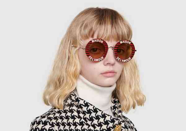 圓形鏡框太陽眼鏡