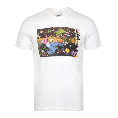 KENZO/高田賢三22春夏潮流印花男士短袖T恤 FC55TS027