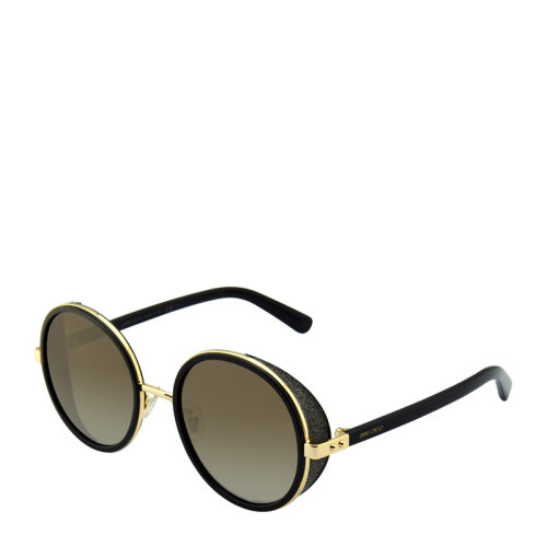 Jimmy Choo/周仰杰 吉米周 復(fù)古 摩登 奢華 圓形 鏡框 女士 太陽(yáng)鏡 漸變 反光 鏡片 墨鏡 眼鏡 ANDIE/S 54mm Jimmy Choo 周仰杰