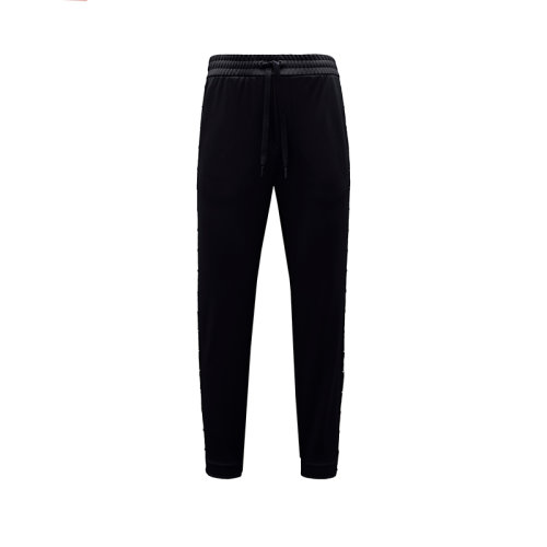 Moncler/蒙克萊 22年秋冬新款 男士黑色醋酸纖維鉚釘休閑運(yùn)動(dòng)褲H20918H00001899A1999