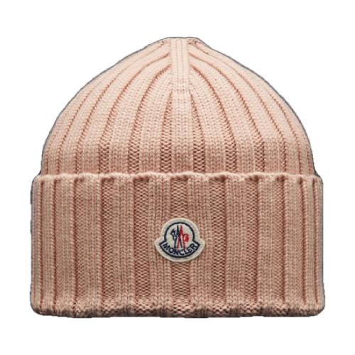  MONCLER蒙可蒙克萊 22年秋冬 女士 帽子 Ribbed Knit Wool Beanie H20933B00037A9327513