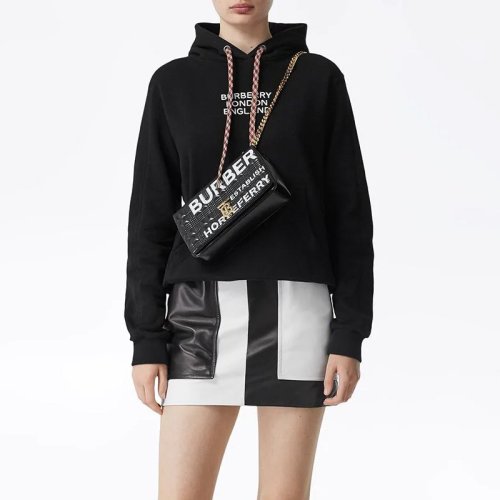  BURBERRY/博柏利 女士黑色棉質(zhì)衛(wèi)衣 8019990 PLFSX