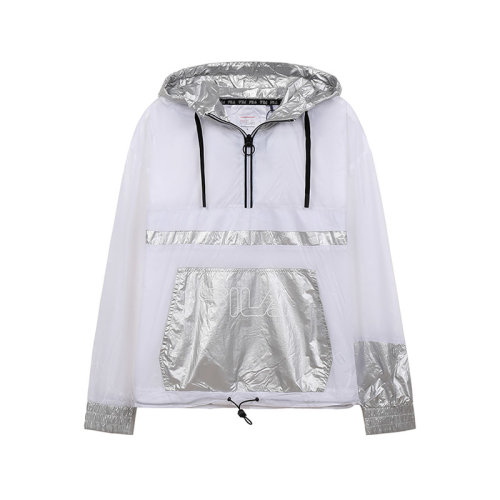 FILA/斐樂(lè) 女士聚酰胺連帽長(zhǎng)袖防風(fēng)衛(wèi)衣運(yùn)動(dòng)衫 683146