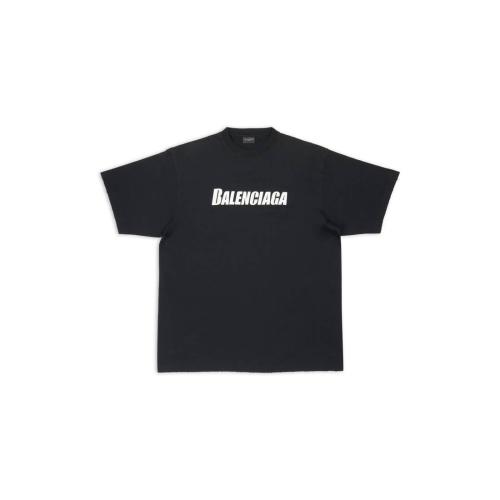  BALENCIAGA巴黎世家 22年秋冬 女士 短袖T恤 DESTROYED寬松T恤 651795TNVL11070