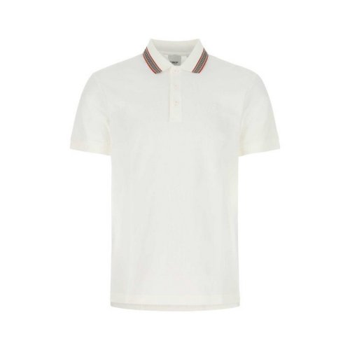  BURBERRY/博柏利 男士白色時尚短袖POLO衫 8056225 PLFSX