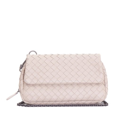  Bottega Veneta/葆蝶家 女士黑色皮革單肩包 310774-V0016-8175
