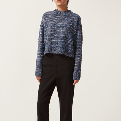 St.John/盛薔羊毛羊絨立領女士針織衫/毛衣K5110M3