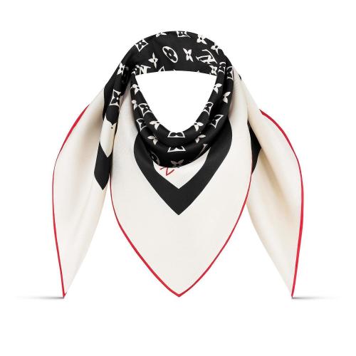  LV路易威登 22年秋冬 女士 圍巾 MONOGRAM FRAME 70 方巾 M77910