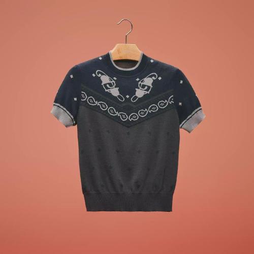  HERMES愛馬仕 22年秋冬 女士 短袖襯衫 Pull manches courtes H2H2622D80I34