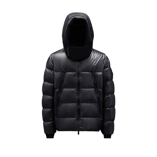Moncler/蒙克萊 22年秋冬新款 Zubair系列 男士黑色聚酯纖維黑標短款羽絨服夾克外套H20911A00197595OK999