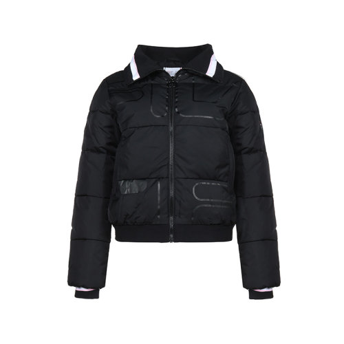 FILA/斐樂 女士聚酯纖維短款高領(lǐng)棉服夾克外套 683175