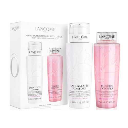 Lancome/蘭蔻 清瀅柔膚粉水+清瀅柔膚卸妝液套裝400MLx2