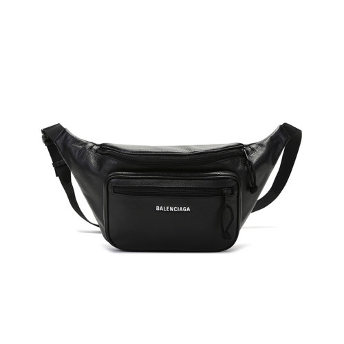 Balenciaga/巴黎世家男士牛皮革Explorer胸包斜挎包腰包 529550 13MTX