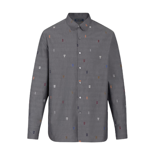  LV路易威登 男士DNA 衣領(lǐng)標(biāo)準(zhǔn)版剪花襯衫 1A5VZW