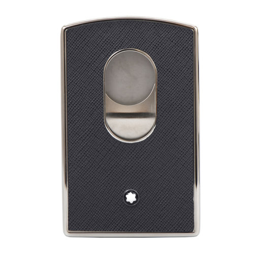 MontBlanc/萬(wàn)寶龍 男士匠心系列深灰色牛皮硬殼名片夾