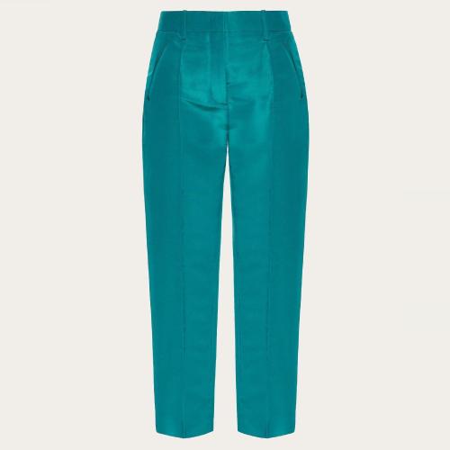  VALENTINO華倫天奴 22年秋冬 女士 休閑褲 PANTALON EN FAILLE XB0RB4Q56DEPVH
