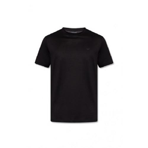  Emporio Armani/安普里奧阿瑪尼 男士黑色棉質短袖T恤 3L1TCJ 1JUVZ 0999 PLFSX