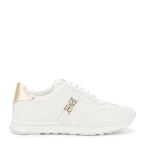 BALLY 巴利 女士 鞋靴  白色低幫金尾系帶休閑運(yùn)動鞋 女士休閑運(yùn)動鞋