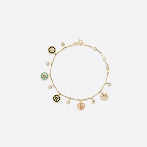  DIOR迪奧 22年春夏 女士 手鐲 Rose des Vents 手鏈 JRDV95134_0000 預定商品1-3周發(fā)貨