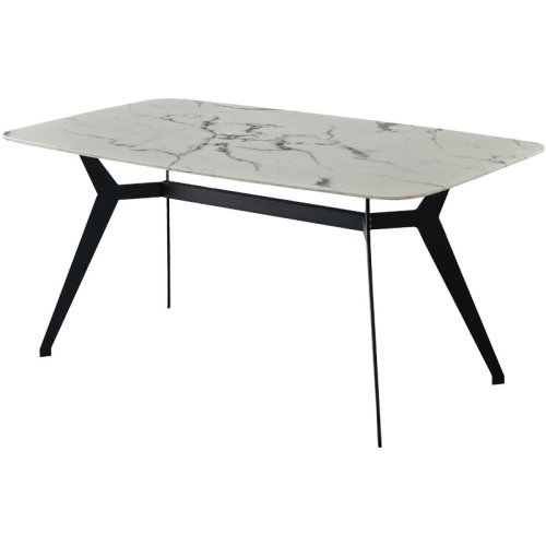 GeleiStory/GeleiStory  大理石餐桌長(zhǎng)方形現(xiàn)代簡(jiǎn)約小戶(hù)型餐廳飯桌家用輕奢餐桌椅組合  家具家裝＞餐廳家具＞餐桌