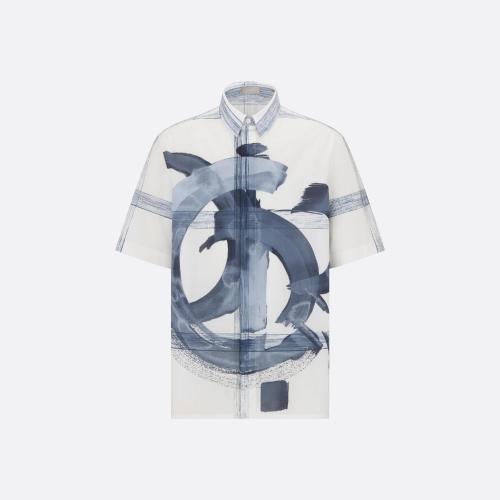  DIOR迪奧 22年春夏 男士 短袖襯衫 DIOR AND JACK KEROUAC 短袖襯衫 193C54_5586_C085