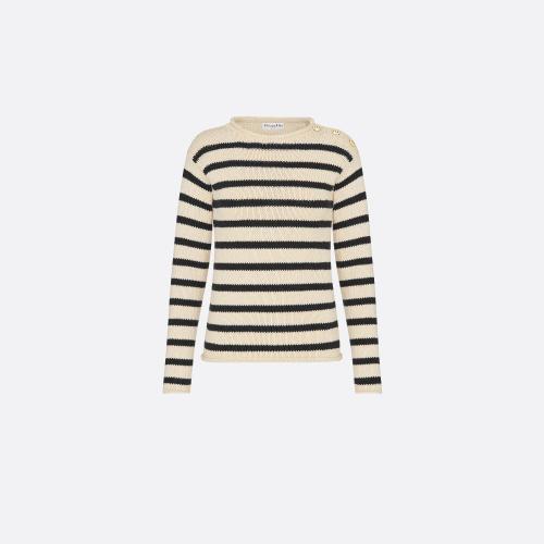  DIOR迪奧 22年秋冬 女士 針織衫 水手風(fēng)針織衫 054S22AM714_X0800 預(yù)定商品1-3周發(fā)貨