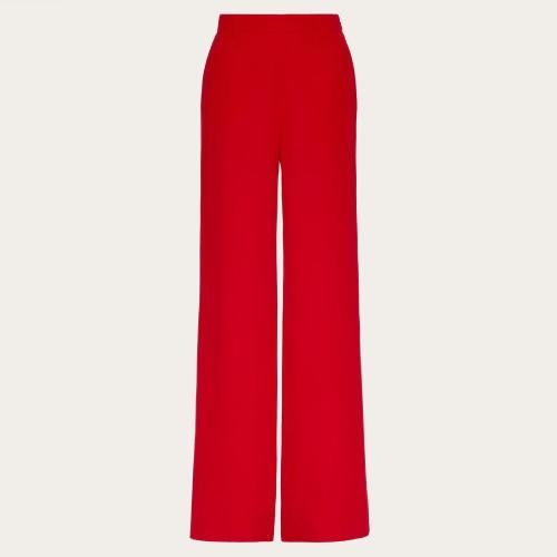  VALENTINO華倫天奴 22年秋冬 女士 休閑褲 PANTALON EN CADY COUTURE 1B3RB4X51MM157