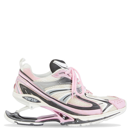 Balenciaga/巴黎世家 X-PANDER系列 女士粉色網(wǎng)眼和尼龍運(yùn)動鞋653870W2RA55012