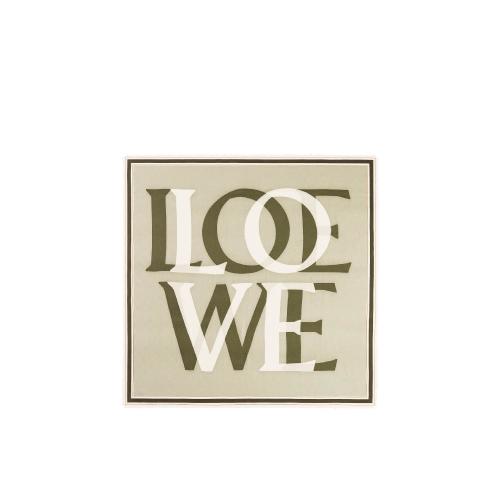  LOEWE羅意威 22年秋冬 女士 圍巾 LOEWE love scarf in wool and cashmere F606257X60-4160