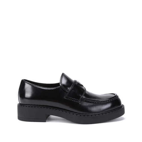 PRADA/普拉達(dá)【22年新款】男士Chocolate系列皮革樂福鞋厚底鞋皮鞋 2DE127 055