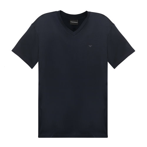 Emporio Armani/安普里奧阿瑪尼[Capsule Travel Essential] 藏藍(lán)色 男士短袖T恤  藏藍(lán)色 XL 藏藍(lán)色 XL