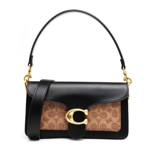 COACH/蔻馳經(jīng)典標志涂層帆布TABBY 26號女士單肩包斜跨包其它91215