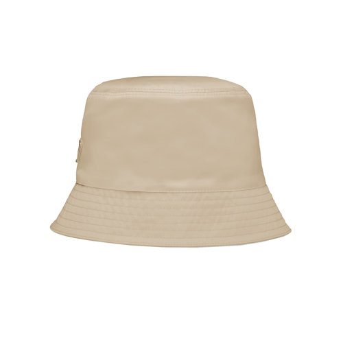 PRADA/普拉達(dá)女士沙漠米色再生尼龍漁夫帽1HC137_2DMI_F0F24