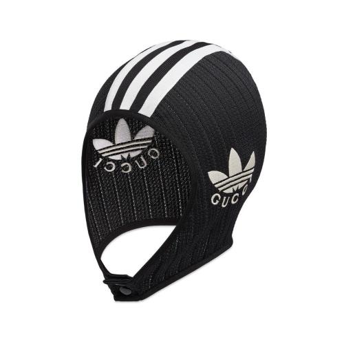  GUCCI古馳 22年秋冬 男士 adidas x Gucci兜帽 715073 4GAED 1000