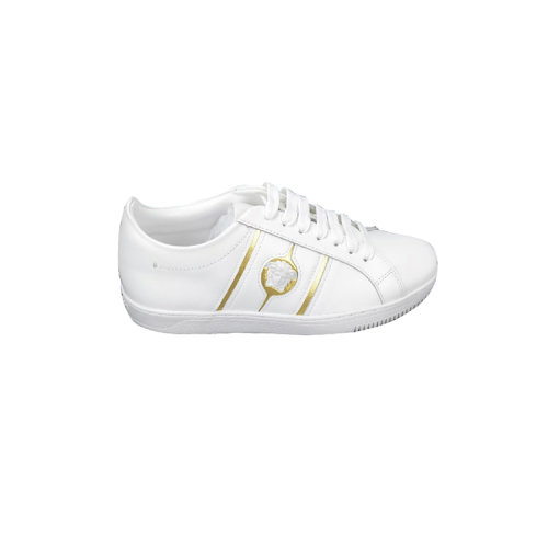 Versace 范思哲  女士美杜莎logo休閑鞋 白金配色