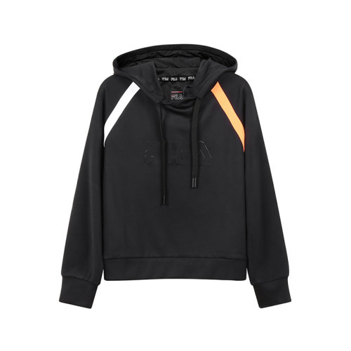 FILA/斐樂 女士聚酯纖維連帽長袖衛(wèi)衣運(yùn)動衫 683142