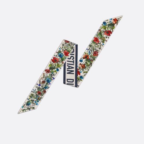  DIOR迪奧 22年秋冬 女士 絲巾 D-Millefiori Mitzah 絲巾 15MIF106I611_C012 預(yù)定商品1-3周發(fā)貨