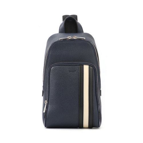  BALLY/巴利 男士黑色牛皮革單肩包 6228788 PLSX