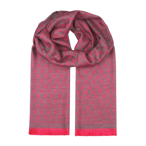 GUCCI/古馳 GG 提花羊毛圍巾 411115 3G200