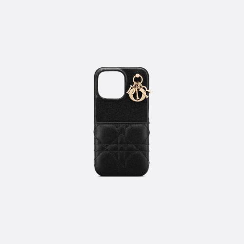  DIOR迪奧 22年秋冬 女士 手機(jī)殼 Coque pour iPhone 13 Pro Lady Dior S0959ONMJ_M900