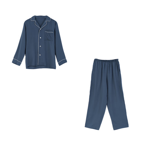 GeleiStory/GeleiStory回歸自然系列經(jīng)典款情侶款睡衣/家居服套裝天絲女睡衣/家居服