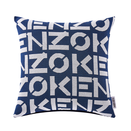 KENZO/高田賢三 色織LOGO提花靠墊