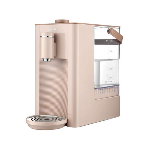 Buydeem/北鼎 飲水機即熱式家用臺式智能小型茶吧機 迷你恒溫電熱水壺瓶2.6L S602茱萸粉