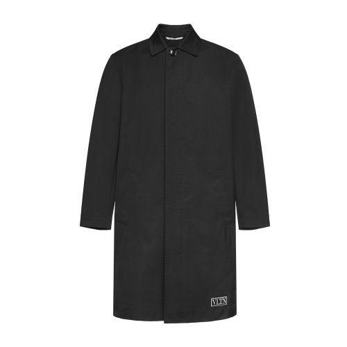 Valentino/華倫天奴 黑色 男士機(jī)能尼龍風(fēng)衣外套 UV3CAD45CKV0NO 2020年秋冬