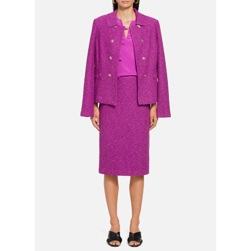 St.John/盛薔彈力V領(lǐng)真絲無袖女士短袖T恤K91YW01