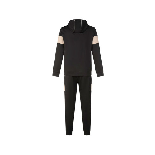 HUGO BOSS/雨果博斯 【22春夏新款】 男士棉質(zhì)徽標(biāo)連帽拉鏈衛(wèi)衣開衫運(yùn)動(dòng)套裝 50462855