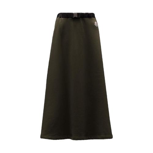  MONCLER蒙可蒙克萊 22年秋冬 女士 半身裙 Fleece Midi Skirt H20938H00006809LC833